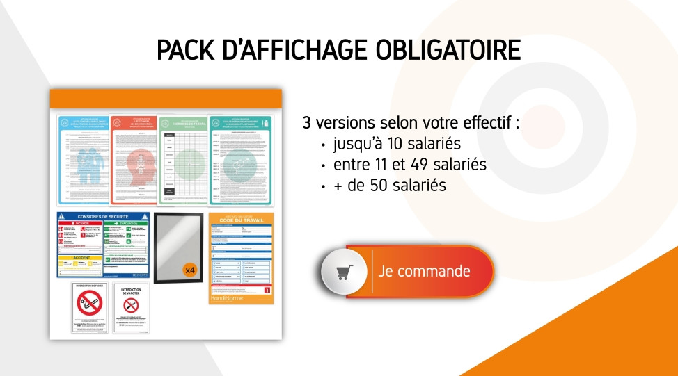 Kit d'affichage obligatoire